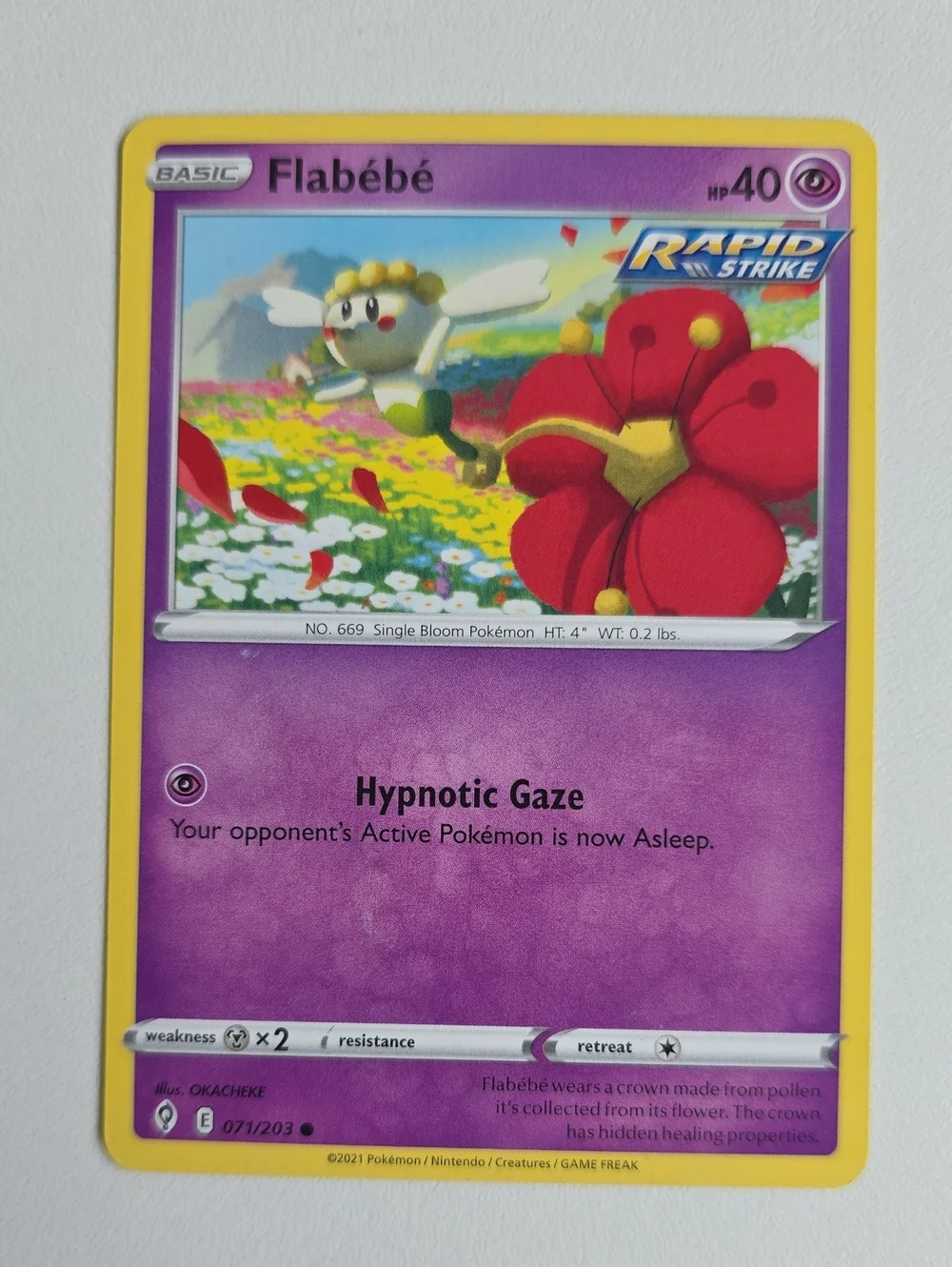 Pokemon Flabébé And Japanese Florges Card